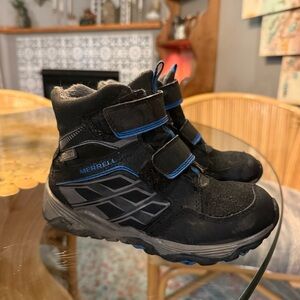 Merrell Kids Black hiking Boots